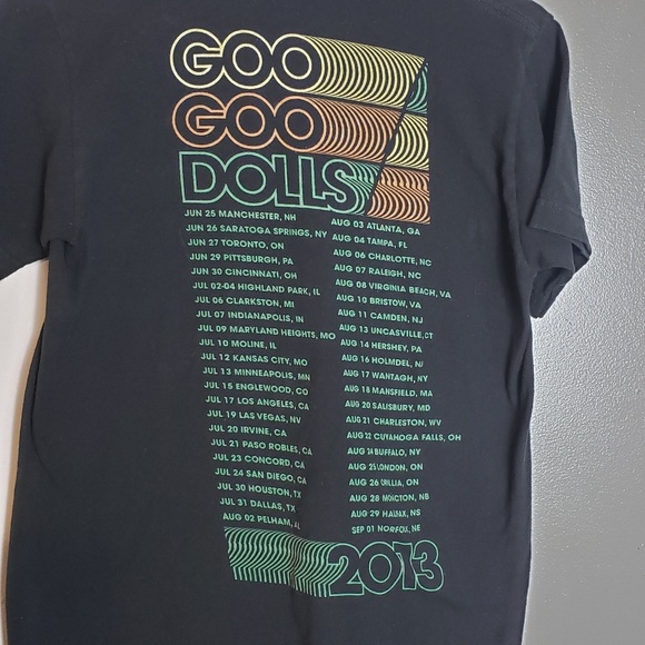 The Goo Goo Dolls Magnetic 2013 Tour Band S Shirt - Picture 3 of 6